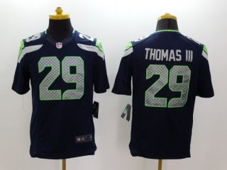 Nike Seattle Seahawks #29 Earl Thomas III Navy Blue Limited Jersey