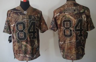 Nike Pittsburgh Steelers #84 Antonio Brown Realtree Camo Elite Jersey