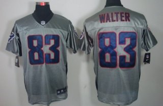 Nike Houston Texans #83 Kevin Walter Gray Shadow Elite Jersey