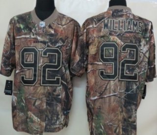 Nike Denver Broncos #92 Sylvester Williams Realtree Camo Elite Jersey