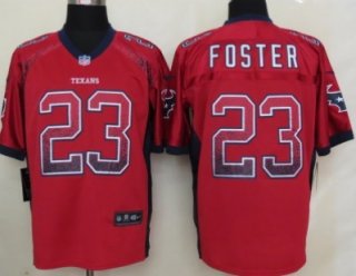 Nike Houston Texans #23 Arian Foster Drift Fashion Red Elite Jersey