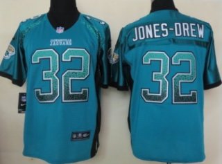 Nike Jacksonville Jaguars #32 Maurice Jones-Drew Drift Fashion Green Elite Jersey