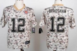 Nike Pittsburgh Steelers #12 Terry Bradshaw 2013 USMC Camo Elite Jersey