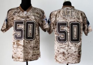 Nike Dallas Cowboys #50 Sean Lee 2013 USMC Camo Elite Jersey