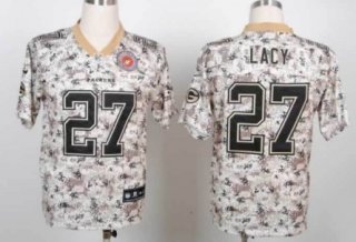 Nike Green Bay Packers #27 Eddie Lacy 2013 USMC Camo Elite Jersey