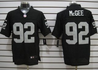 Nike Oakland Raiders #92 Stacy McGee Black Elite Jersey