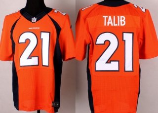 Nike Denver Broncos #21 Aqib Talib 2013 Orange Elite Jersey