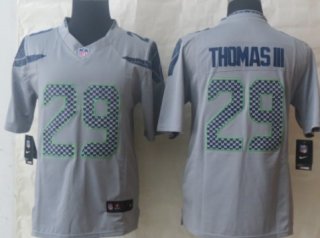 Nike Seattle Seahawks #29 Earl Thomas III Gray Limited Jersey