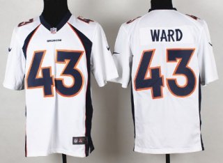 Nike Denver Broncos #43 T.J. Ward 2013 White Game Jersey