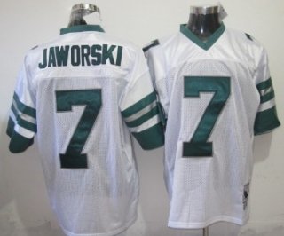 Philadelphia Eagles #7 Ron Jaworski White Throwback Jersey