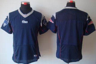 Nike New England Patriots Blank Blue Elite Jersey