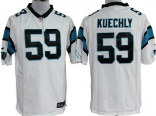 Nike Carolina Panthers #59 Luke Kuechly White Game Jersey