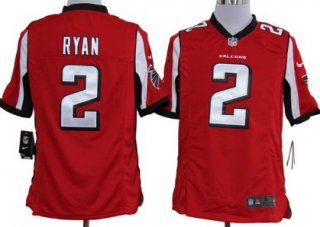 Nike Atlanta Falcons #2 Matt Ryan Red Game Jersey