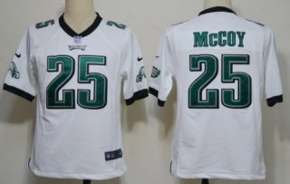 Nike Philadelphia Eagles #25 LeSean McCoy White Game Jersey