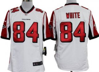 Nike Atlanta Falcons #84 Roddy White White Game Jersey