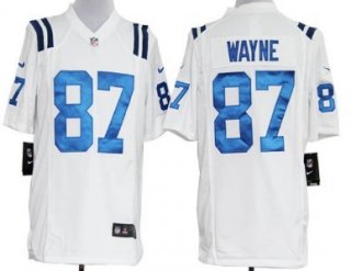 Nike Indianapolis Colts #87 Reggie Wayne White Game Jersey