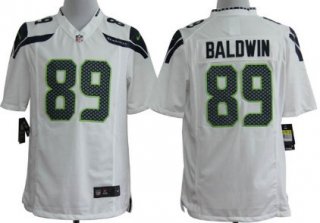 Nike Seattle Seahawks #89 Doug Baldwin White Game Jersey