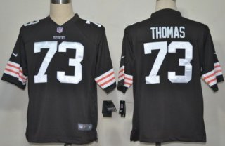 Nike Cleveland Browns #73 Joe Thomas Brown Game Jersey