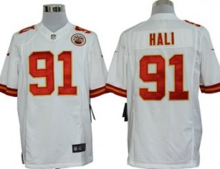 Nike Kansas City Chiefs #91 Tamba Hali White Limited Jersey