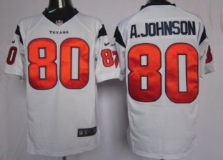 Nike Houston Texans #80 Andre Johnson White Limited Jersey