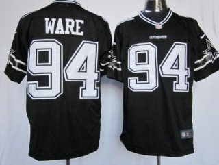 Nike Dallas Cowboys #94 DeMarcus Ware Black Game Jersey