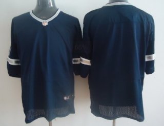 Nike Dallas Cowboys Blank Blue Elite Jersey