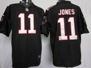 Nike Atlanta Falcons #11 Julio Jones Black Game Jersey