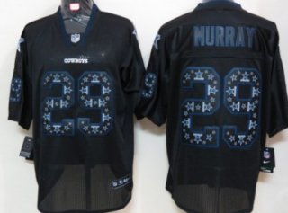 Nike Dallas Cowboys #29 DeMarco Murray Lights Out Black Ornamented Elite Jersey