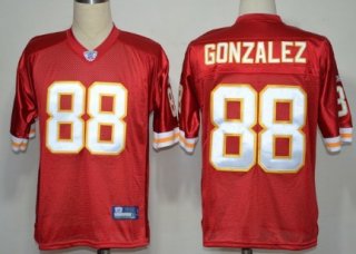 Reebok Kansas City Chiefs #88 Tony Gonzalez Red Jersey