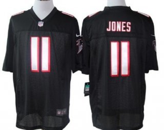 Nike Atlanta Falcons #11 Julio Jones Black Limited Jersey