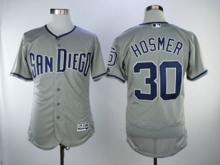 Padres 30 HOSMER Grey New Cool Base MLB Jersey