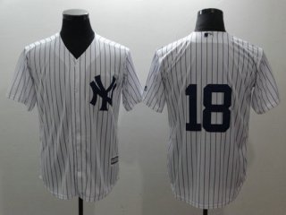 Yankees 18 Didi Gregorius White Cool Base MLB Jersey