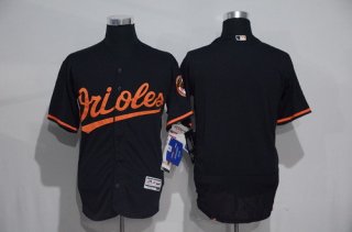 Men's Baltimore Orioles Blank Black 2016 Flexbase Majestic Baseball Jersey