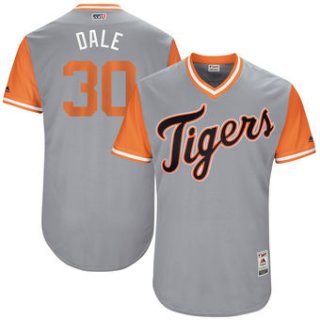 Men's Detroit Tigers Alex Wilson Dale Majestic Gray 2017 Players Weekend Authentic Jersey