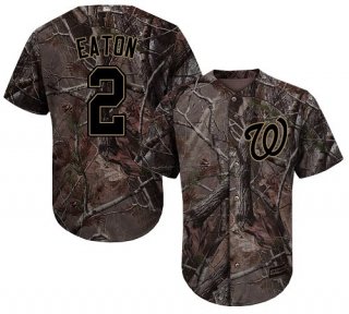 Washington Nationals #2 Adam Eaton Camo Realtree Collection Cool Base Stitched Baseball Jersey