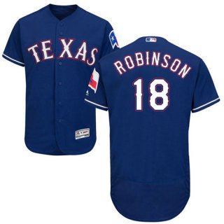 Texas Rangers #18 Drew Robinson Blue Flexbase Authentic Collection Stitched Baseball Jersey