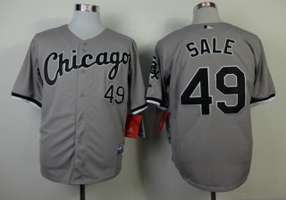 Chicago White Sox #49 Chris Sale Gray Jersey