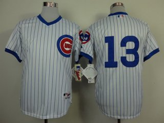 Chicago Cubs #13 Starlin Castro 1988 White Pullover Jersey