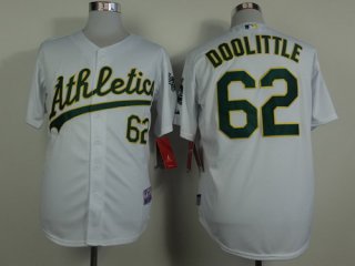 Oakland Athletics #62 Sean Doolittle White Jersey