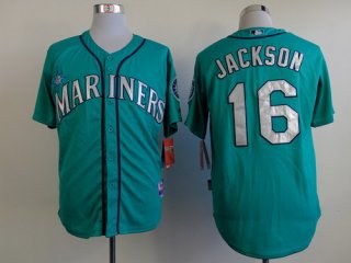 Seattle Mariners #16 Austin Jackson Green Jersey