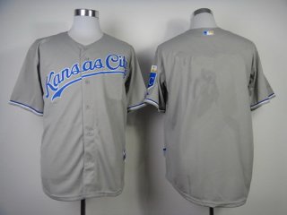 Kansas City Royals Blank Gray Jersey