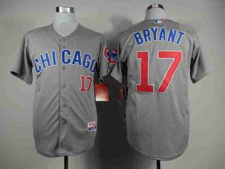 Chicago Cubs #17 Kris Bryant Gray Jersey