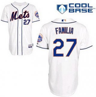 York Mets #27 Jeurys Familia White Jersey