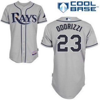 Tampa Bay Rays #23 Jake Odorizzi Gray Jersey