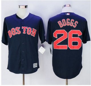 Red Sox #26 Wade Boggs Navy Blue New Cool Base Stitched MLB Jersey