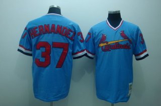 St. Louis Cardinals #37 Keith Hernandez 1979 Light Blue Throwback Jersey