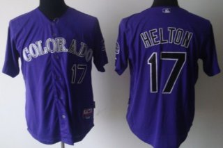 Colorado Rockies #17 Todd Helton Purple Jersey