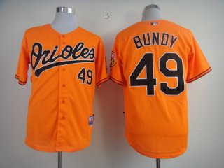 Baltimore Orioles #49 Dylan Bundy Orange Jersey