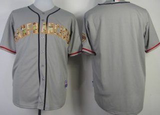 San Francisco Giants Blank Gray With Camo Jersey