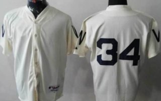 Washington Nationals #34 Bryce Harper 1924 Cream Jersey